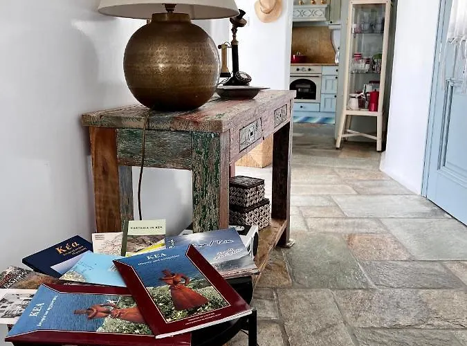 别墅 Casa Bianca Of Kea Melissaki